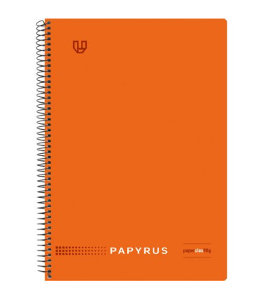 BLOC PAPYRUS UNICLAS 4º 80h 3.5 NARANJA