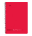 BLOC PAPYRUS UNICLAS 4º 80h 3.5 ROJO