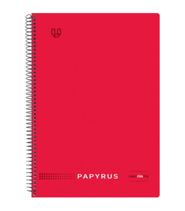 BLOC PAPYRUS UNI5 A4+ 80h CUAD. 5X5 ROJO