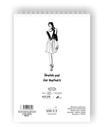 BLOC BOCETO SMILTAINIS A4 50h ROTULADOR