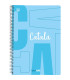 BLOC UNI. PP Fº 80h CD.4x4 CATALA AZ.CL