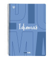 BLOC UNI. PP Fº 80h CD.4x4 IDIOM.AZUL