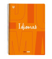 BLOC UNI. PP Fº 80h CD.4x4 IDIOM.NARANJ