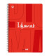 BLOC UNI. PP Fº 80h CD.4x4 IDIOM.ROJO