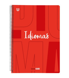 BLOC UNI. PP Fº 80h CD.4x4 IDIOM.ROJO