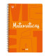 BLOC UNI. PP Fº 80h CD.4x4 MATE.NARANJA