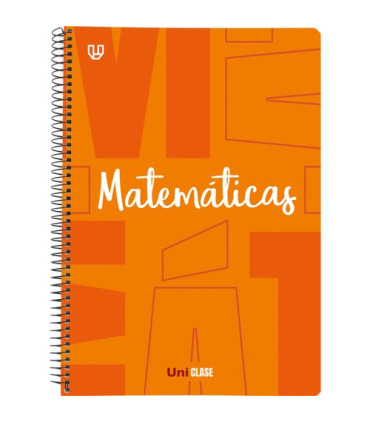 BLOC UNI. PP Fº 80h CD.4x4 MATE.NARANJA