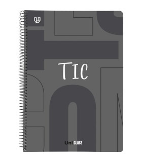 BLOC UNI. PP Fº 80h CD.4x4 TIC NEGRO