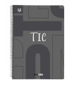 BLOC UNI. PP Fº 80h CD.4x4 TIC NEGRO