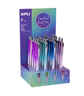 BOLIGRAFO APLI GRADIENT METAL EXP.20