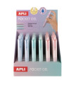 BOLIGRAFO APLI MINI GEL SURT. EXP.36