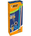 BOLIG.BIC CRISTAL GLACE AZUL Y ORO ROSA