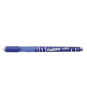 BOLIGRAFO BORRABLE CARIOCA OOPS AZUL