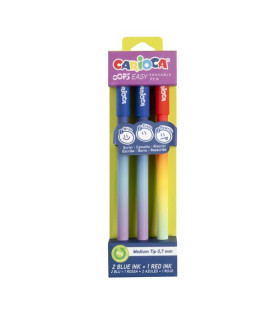 BOLIGRAFO BORRABLE CARIOCA OOPS B/3
