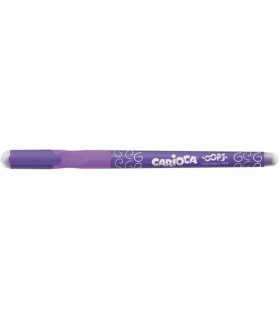 BOLIGRAFO BORRABLE CARIOCA OOPS MALVA