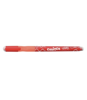 BOLIGRAFO BORRABLE CARIOCA OOPS ROJO