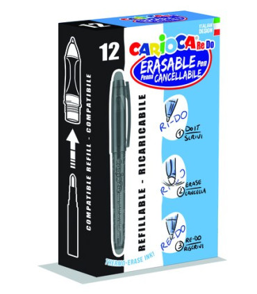 BOLIGRAFO BORRABLE CARIOCA RE-DO AZUL
