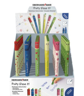 BOLIGRAFO BORRABLE FABER FRUTAS EXP.36