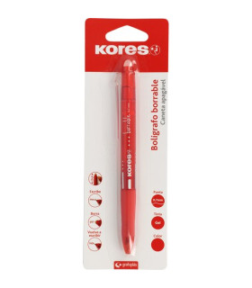 BOLIG.BORRABLE KORES GEL ROJO BL