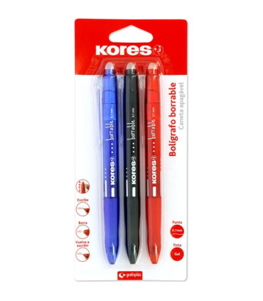 BOLIG.BORRABLE KORES GEL SURT BL.3