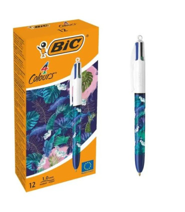 BOLIGRAFO 4 COL.BIC BOTANICAL