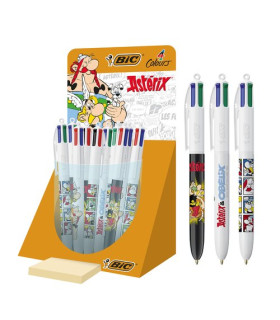 BOLIGRAFO 4 COL.BIC ASTERIX EXP.30