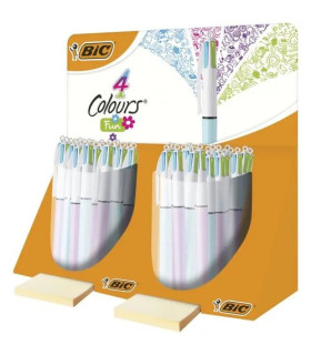 BOLIGRAFO 4 COL.BIC FASHION EXPOSIT. 40