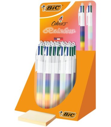 BOLIGRAFO BIC 4 COL.RAINBOW EXP.30