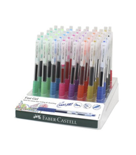 BOLI FABER CASTELL GEL 0,7 EXP.40 SURT
