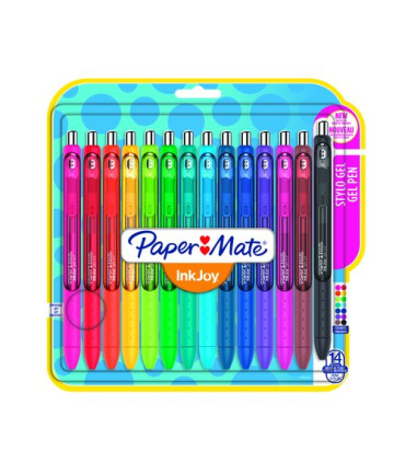 BOLIGRAFO P. MATE INKJOY GEL SURT.B/14