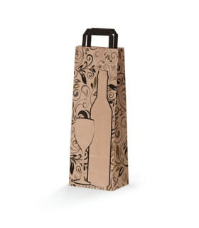 BOLSA PAPEL TV KRAFT 14x9 DISEÑO P/25