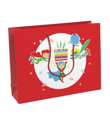 BOLSA PAPEL EXCELLIA SHOP POWER P/6