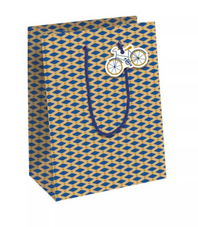 BOLSA PAPEL KRAFT B.MED. BIKE P/6