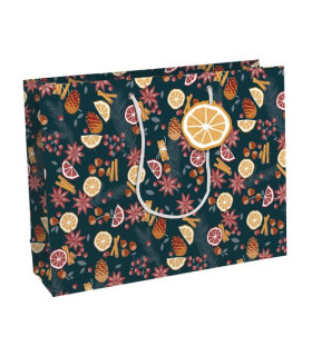 BOLSA PAPEL KRAFT  37x27 CITRICOS P/6