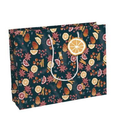 BOLSA PAPEL KRAFT  37x27 CITRICOS P/6