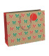BOLSA PAPEL KRAFT  37,3x27,5 LAZOS  P/6