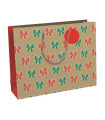 BOLSA PAPEL KRAFT  37,3x27,5 LAZOS  P/6