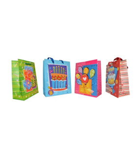 BOLSA PAPEL RELIEVE PAQ.12 SURTIDAS