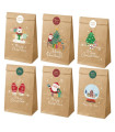 BOLSA PAPEL DOHE  22x12 NAVIDAD P/12