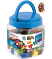 BOTE DE 100 CUBOS ENCAJABLES 2cm