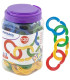 BOTE DE 120 CADENAS ENGARZABLES PLANAS