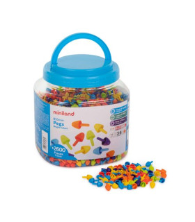 BOTE DE 2600 PEGS DE 10mm