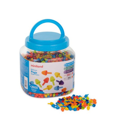 BOTE DE 2600 PEGS DE 10mm
