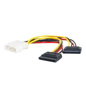 CABLE ALIMENTACION GEMBIRD 2x SATA 0,15M