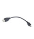 CABLE USB TIPO A - MINI B 0,15 m.