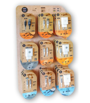 CABLES Y CARGADORES TECHONE SURT. EXP.27