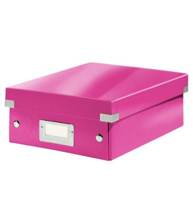 CAJA ALMACENAMIENTO LEITZ PQ. FUCSIA