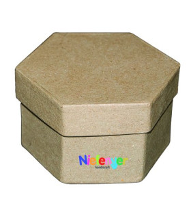 CAJAS DECORABLES NIEF.CARTON HEXAGONALES