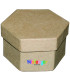 CAJAS DECORABLES NIEF.CARTON OCTOG. P/10