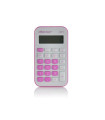 CALCULADORA BOLS.OFF.BOX 8 DIG. ROSA